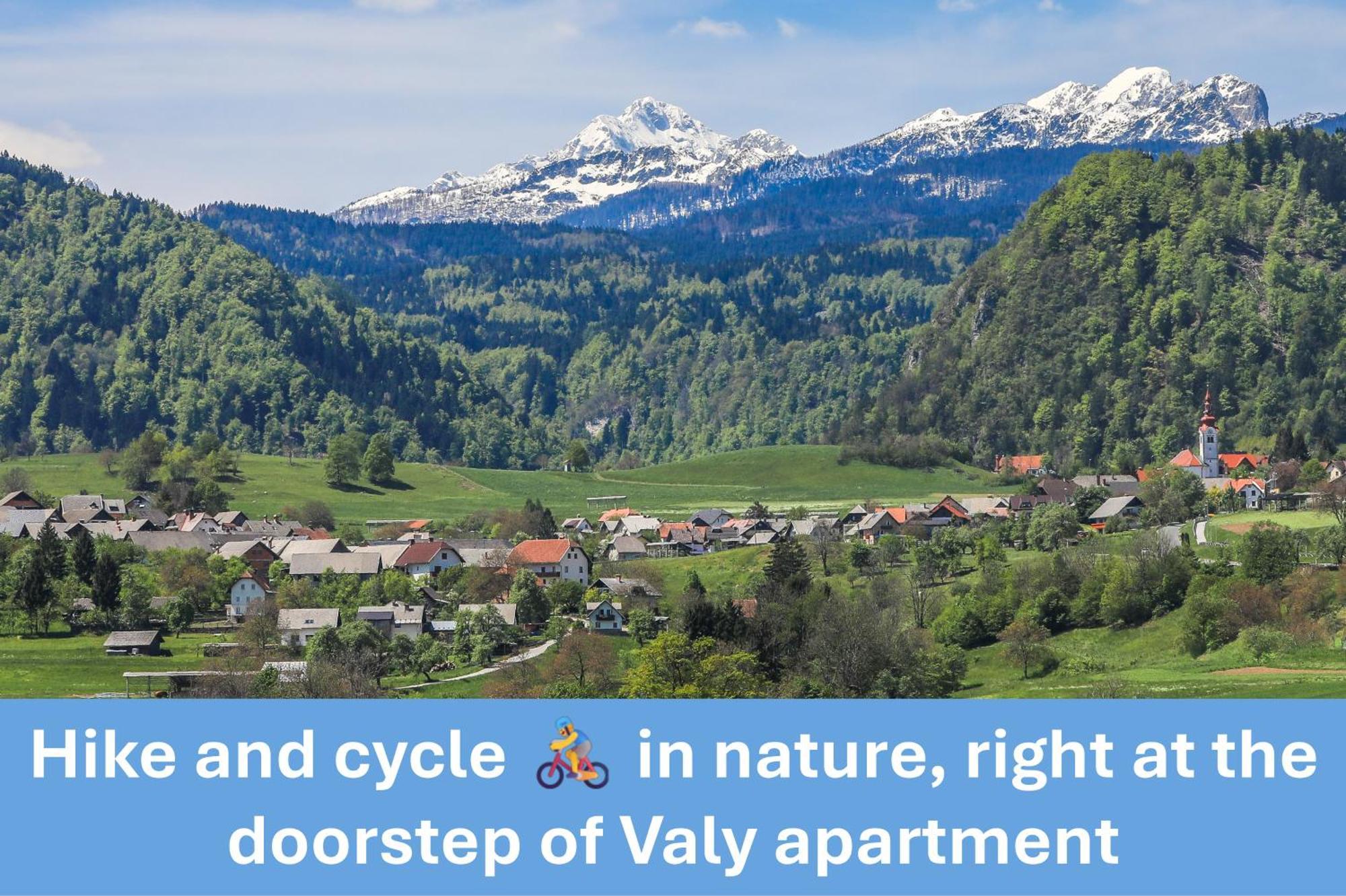 Apartment Valy - Free Bikes, Relaxing Terrace & Near Блед Экстерьер фото